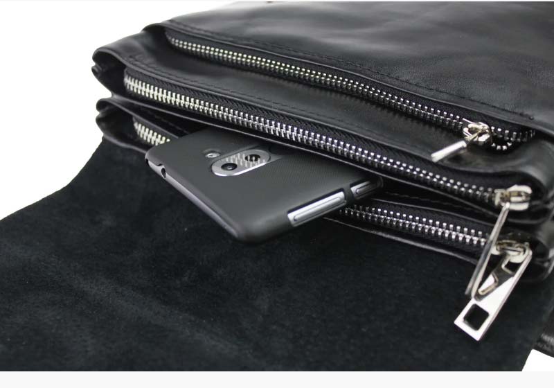 Кожаная сумка планшет SM01VP-34