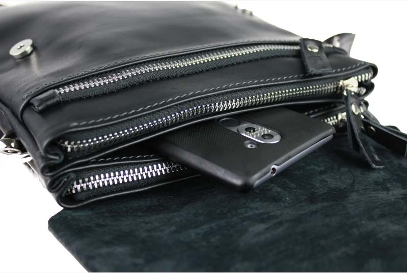 Кожаная сумка планшет SM01VP-73